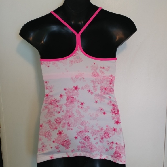 LULULEMON Power Y Tank Frangipani Parfait Pink size 6 - Picture 2 of 8